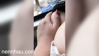 Đỉnh của đỉnh Lén Mò Bóp vú con bạn thân trên xe Bus, Bóp vú to public