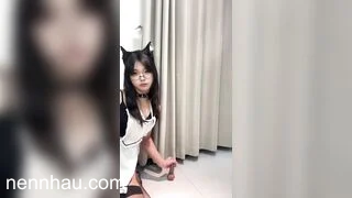 Ladyboy xinh dâm cưỡi cu giả thủ dâm lỗ đít dâm đãng kích thích p1 chất lượng cao