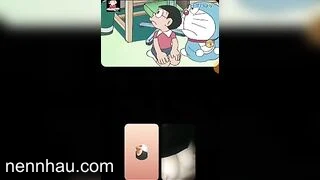 vừa xem hoạt hình vừa xem bé 2k9 khoe vú - phần 2 cực ngon