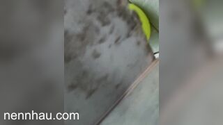 Siêu phẩm Sáng sớm dì út đi vệ sinh cá nhân thằng cháu họ tranh thủ quay lén dì rửa lồn.