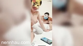 Chất lượng cao 2 Bé Gái Teen Thiếu Live App Show Hàng Bú Cu