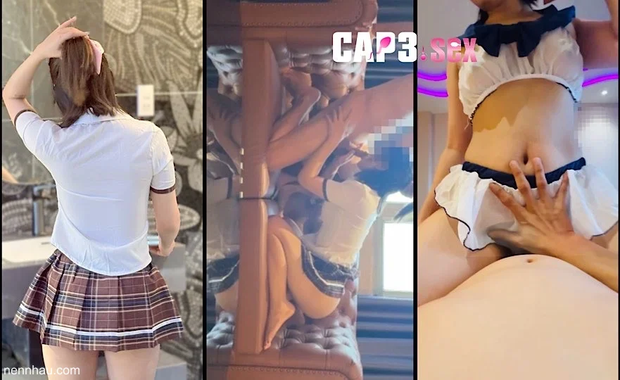 Thảo Vy - Tân Phú gái miền Tây quê Đồng Tháp cực xinh cosplay nữ sinh hầu hạ phục vụ anh trai mưa hết nắc doggy cưỡi ngựa rên la cực hot