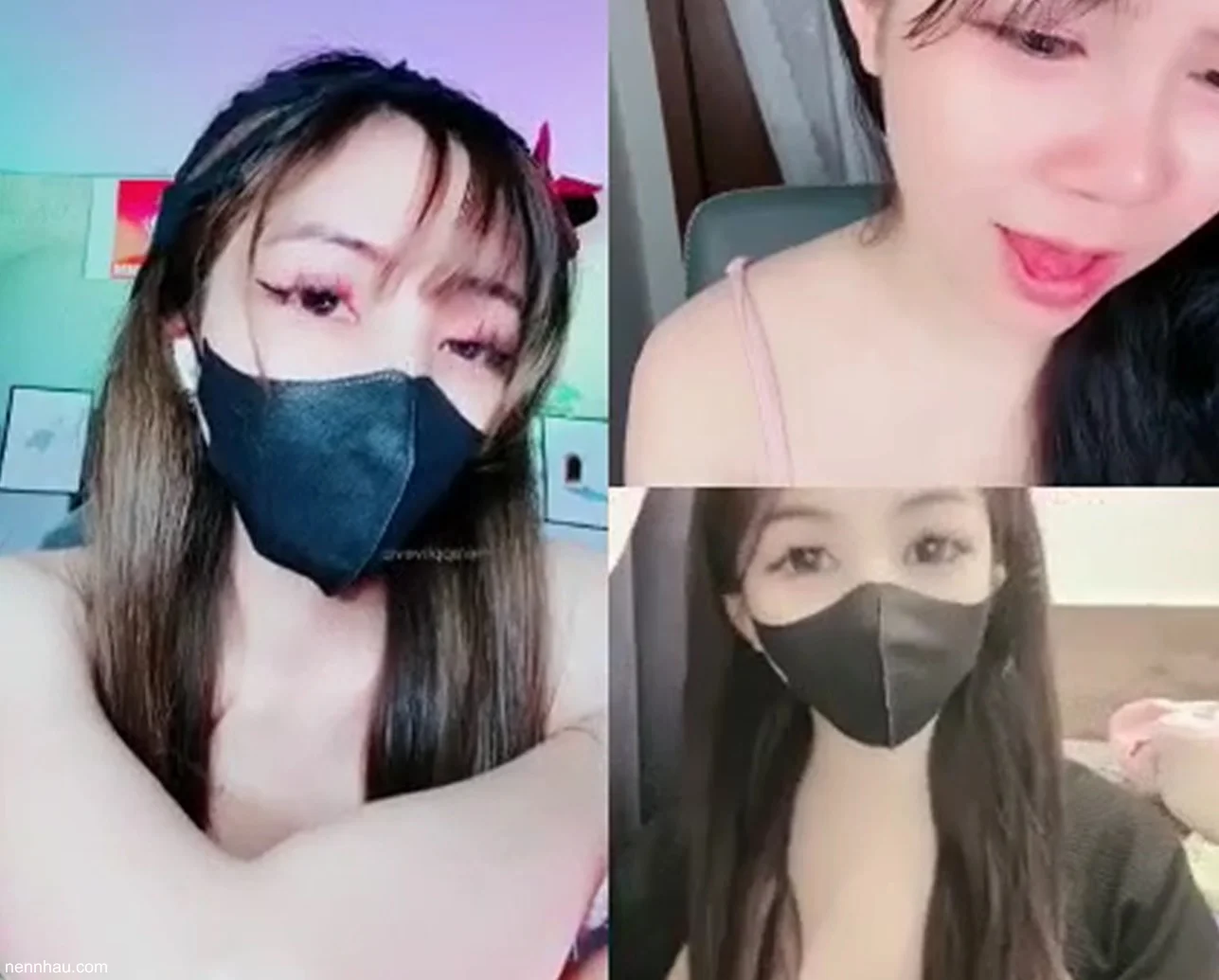 Cực kỳ nóng Idol Trang My cùng đồng bọn tà dâm live họp nhóm