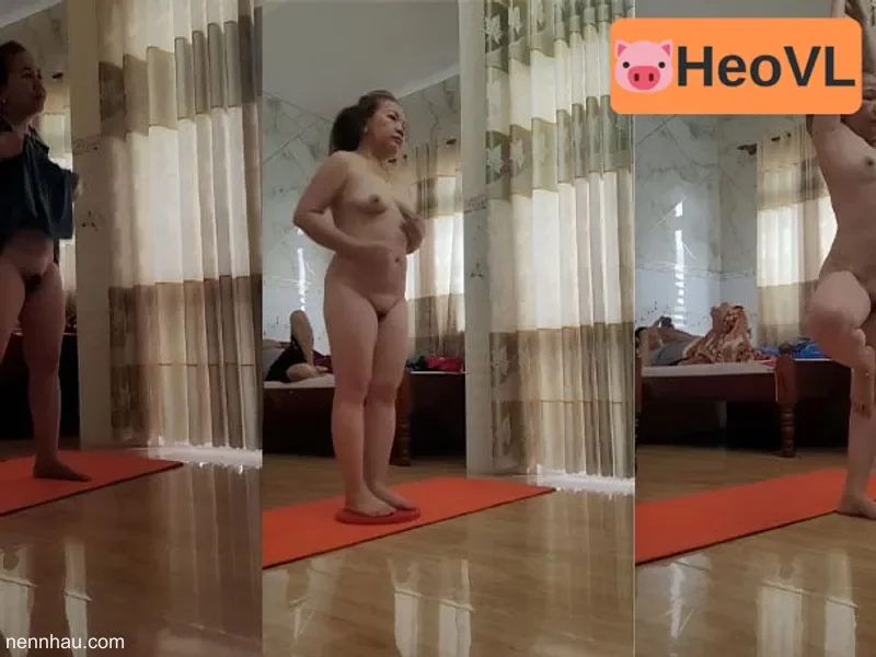 Bom tấn Chị máy bay nude tập thể dục cho mấy anh gu mặn
