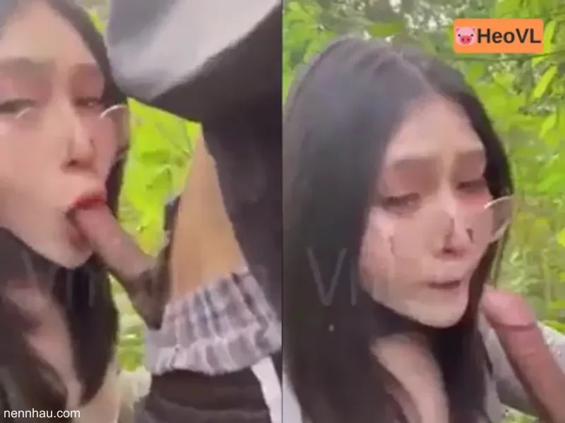 Đi dã ngoại tiện địt em người yêu ở trong rừng đỉnh của đỉnh