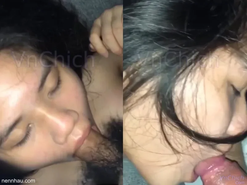 Hot nhất Em học sinh 2k5 ngại ngùng liếm cu trước máy quay