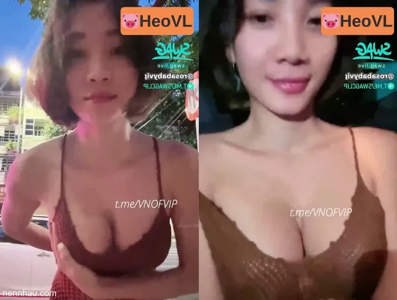 Đỉnh cao Em rosababy vú đẹp chụp hình, thay đồ ngoài phố