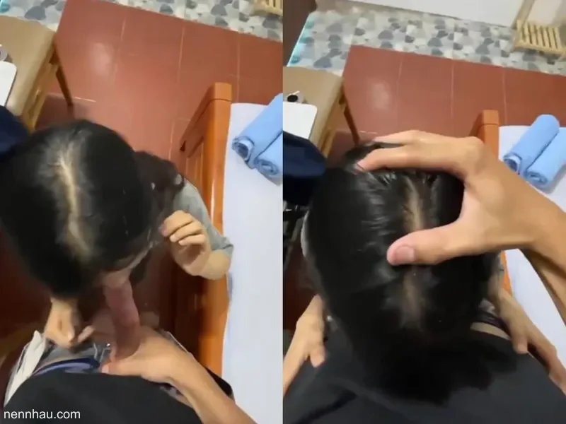 Không thể bỏ lỡ Xin mẹ qua nhà bạn học thêm, em học sinh c3 bị bạn trai xả tinh vào mồm