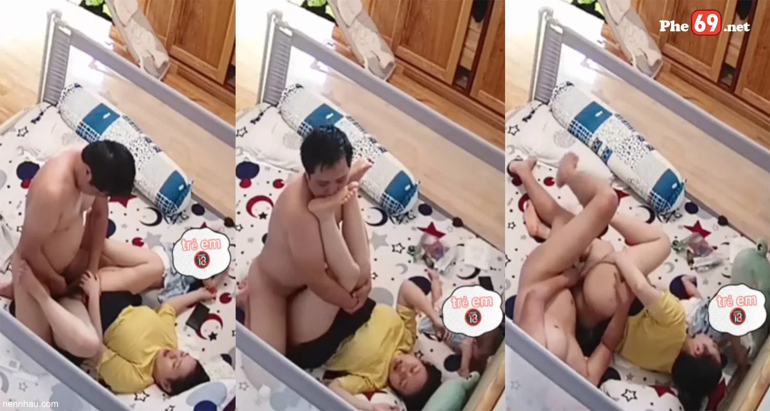 Hot nhất Hack Camera Hai vợ chồng trẻ vợ mới sinh xong vẫn đè ra địt