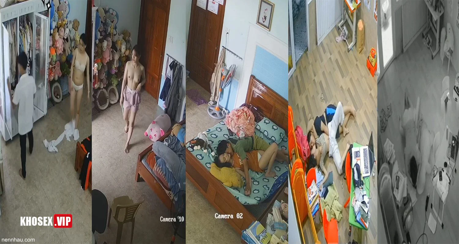 Hack Camera Hai chị em nhà này vờn địt nhau khi bố mẹ đi vắng (Full Ngày và Đêm) – Phần 2 siêu phẩm