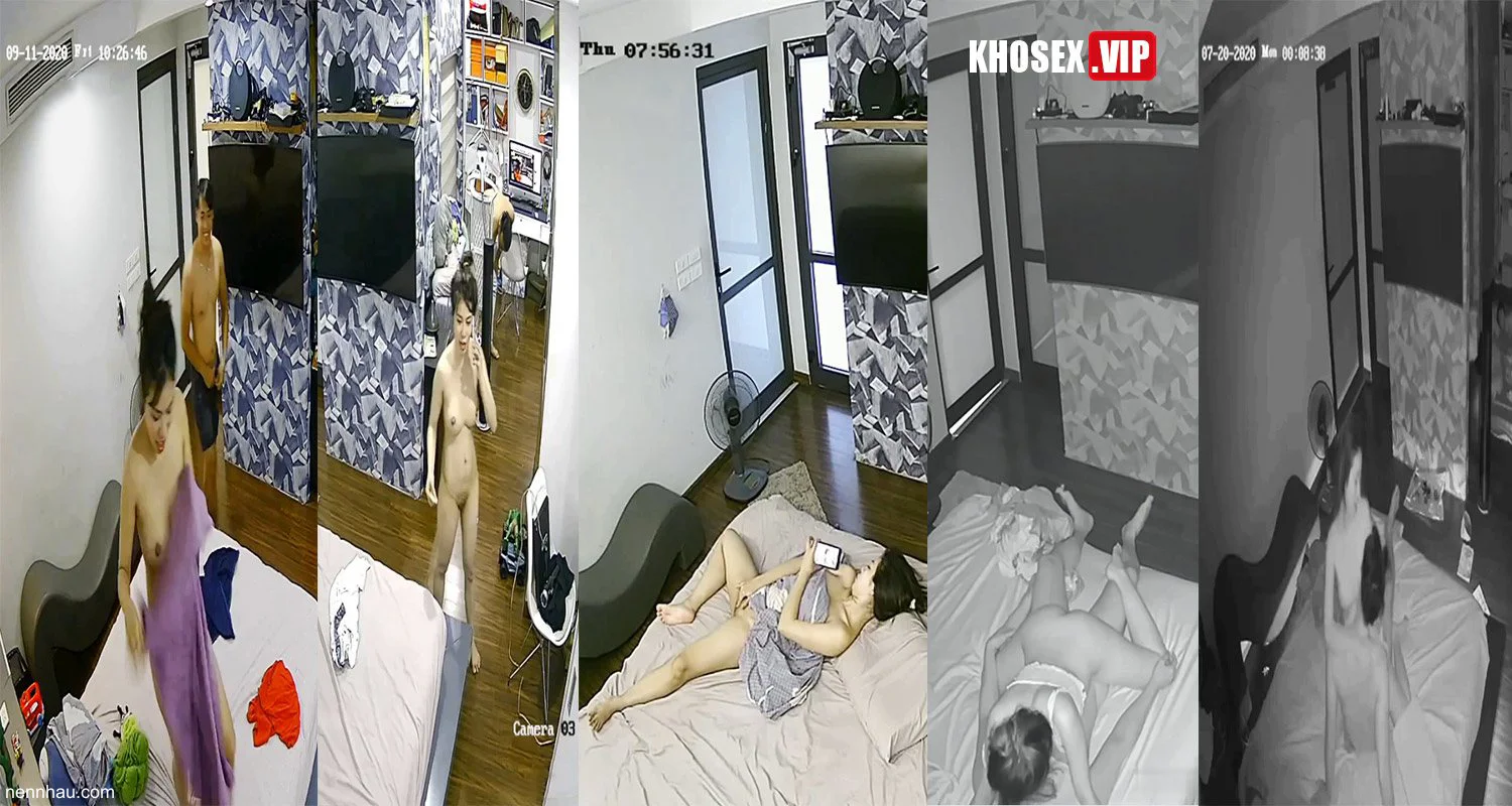 Siêu ngon Hack Camera Cô vợ trẻ đẹp nhu cầu cao chồng đụ mỗi đêm chưa đủ ban ngày phải thủ dâm