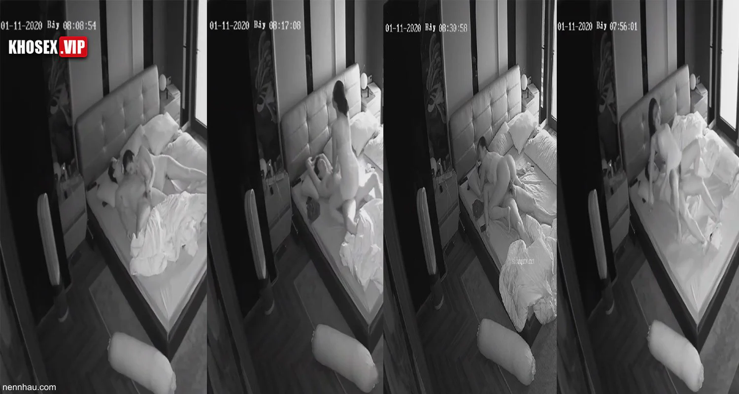 Siêu nứng Hack Camera Cặp vợ chồng trẻ vợ vú to thích thủ dâm khi xem phim địt nhau với chồng dập như máy khâu – Phần 2