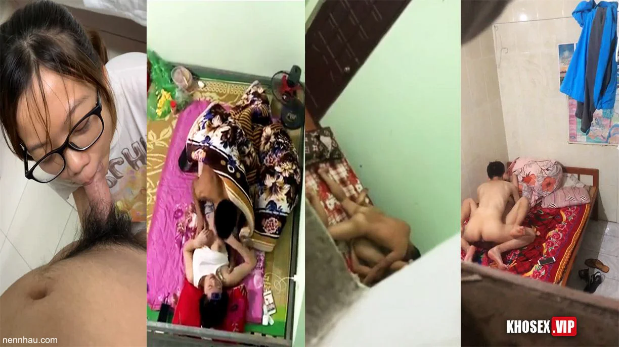 Quay lén em sinh viên ở trọ sát bên dắt trai về phòng đụ mỗi ngày cực ngon