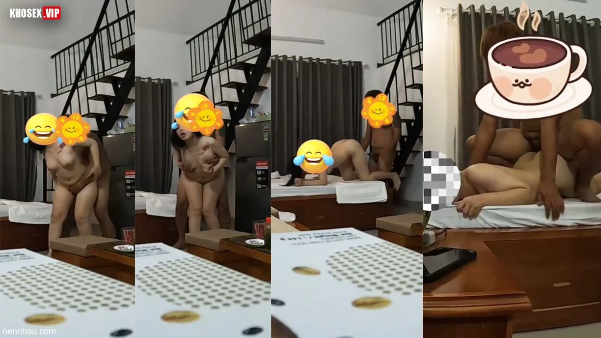 Đưa em sinh viên vú to lên villa địt nát lồn siêu hot