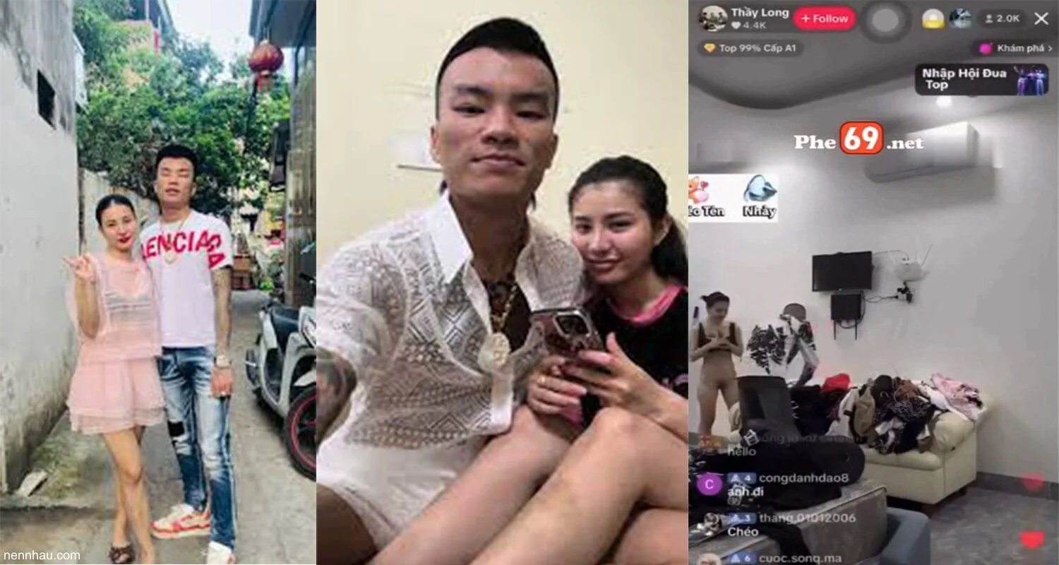 Siêu Phẩm Full Clip vợ Long 9 Ngón lộ Chem Chép trên Live Tiktok cực ngon