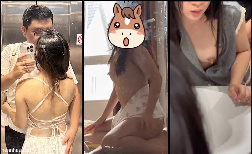 Rau thơm văn phòng 2k2 da trắng mướt sang xịn mịn phục vụ anh quản lý cưỡi ngựa doggy rên rỉ  cực phẩm