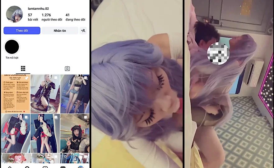 	[Hot] Lâm Tâm Như idol Cosplay lộ clip địt bọp với FWB Part 2 cực đỉnh