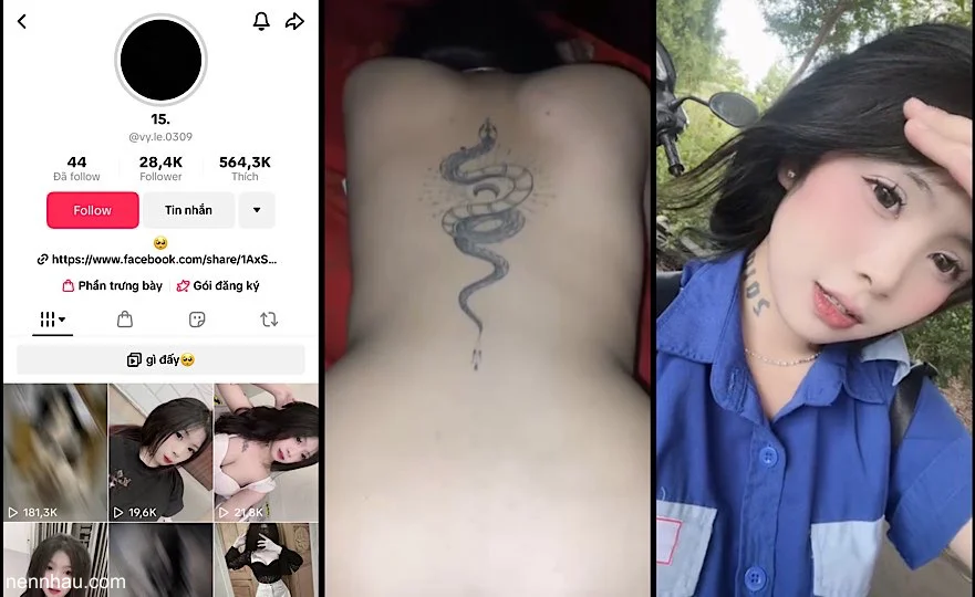 [Hot] Hot Tiktoker nữ sinh Lê Vy hơn 20k follow bị anh bạn trai súc vật tung clip sau hậu chia tay doggy em rên như 1 con đĩ động dục hot nhất