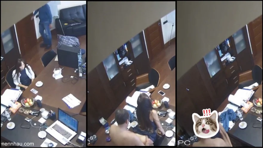 [Shock] Mở bát quả khai xuân hack camera phòng giám đốc. Em thư ký có chồng rồi lén lút địt nhau với ông sếp thật vkl siêu phẩm