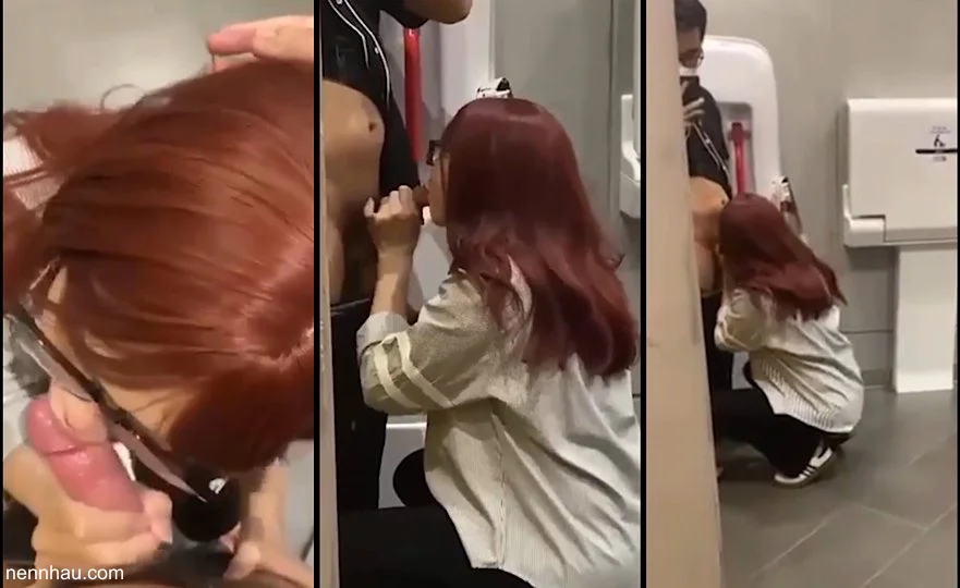 Nóng bỏng GenZ bây giờ bạo vkl . Đưa bé FWB 2k6 kính cận bú bu public trong toilet rap phim như chốn không người