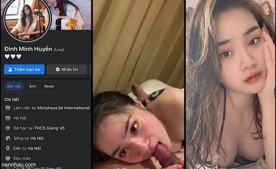 [Hot] Đình Minh Huyền múi mít xăm trổ Hà Nội lộ clip địt nhau với anh trai xã hội . Lổ đít to thế kia chắc hay some lắm siêu hot