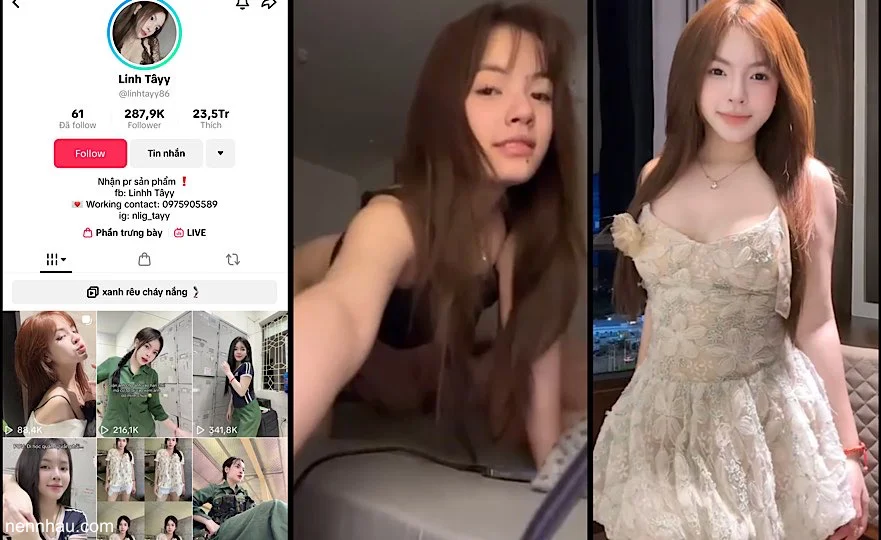 [Hot Scandal] Hot tiktoker 300k FL Linh Tây lộ clip với anh người yêu gầy gầy mà buồi to . Em nó người nhỏ mà vú to vãi cả đái Part 1 mới nhất hôm nay