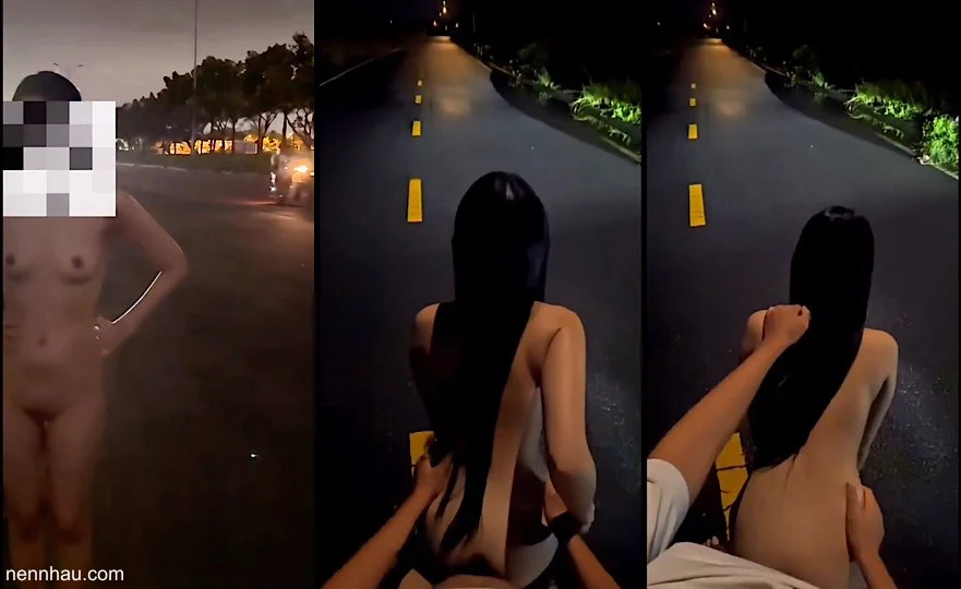 Cực kỳ hot Public phô dâm đẳng cấp . Em gái Thủ Đức trần truồng hồn nhiên bú cu giữa quốc lộ càng nhiều người nhìn em càng nứng