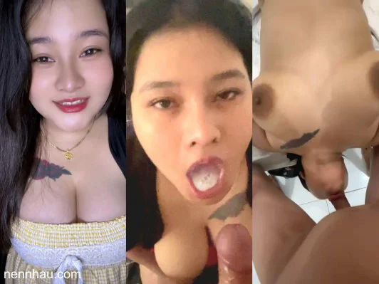 Chubby vú to em ngậm một mồm đầy tinh full HD không che