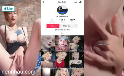 Hot nhất TIKTOKER BẢO TRÂN 2004 LỘ CLIP p1