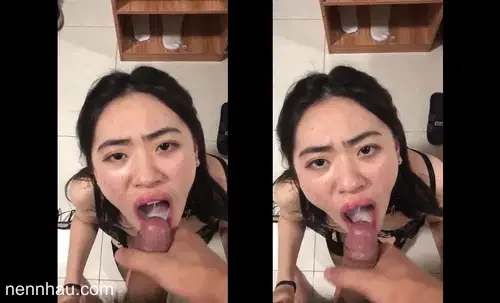 Xuất tinh đầy miệng bé sugar baby cực hot