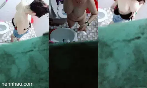 Đang quay lén chị dâu da trắng vú siêu khủng tắm thì bị phát hiện siêu phẩm