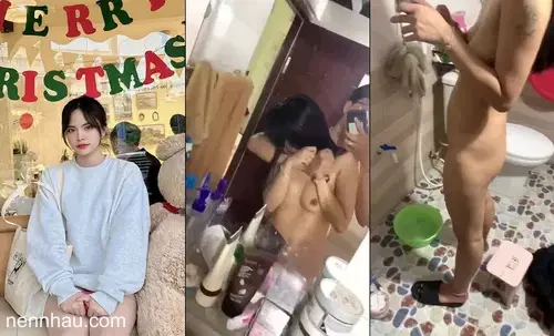 Nóng bỏng Bất ngờ mở cửa vào tắm chung với cô bạn thân