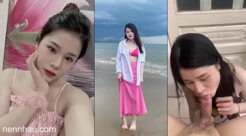 Bé người yêu da trắng hồng hào mê mẩn với cây hàng khủng cực nứng