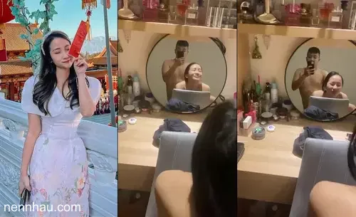 Cực hot Em đang trang điểm mà anh cũng kéo quần đụ bằng được