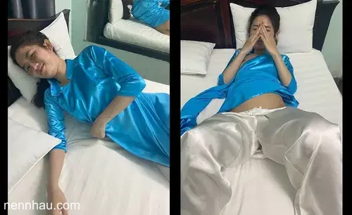 Siêu nứng Anh người yêu nghiện áo dài chịch thôi mà bắt em thay đến 2 bộ