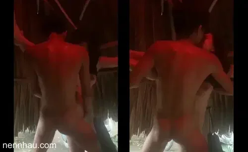 Đỉnh của đỉnh Vào chòi lá quay phim cho thằng bạn thân chịch tư thế đứng với người yêu
