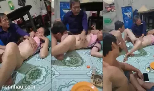 Tuyệt đỉnh Các chú có tuổi mà chơi độc lạ qua nhà cháu nhậu rồi nhậu luôn vợ cháu