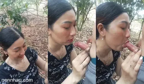Chị gái giáo viên đưa ra vườn nhà bú cu hòa mình với thiên nhiên chất lượng cao
