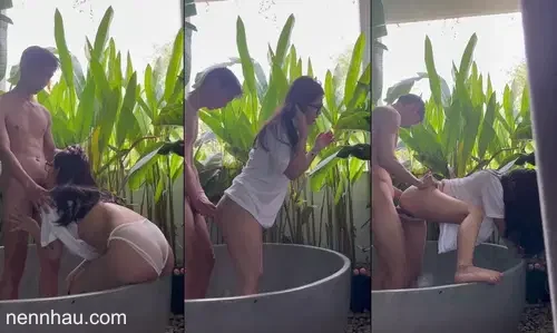 Cực phẩm Đi du lịch mà vừa nhận phòng em đã kéo anh vào bồn tắm chịch vội