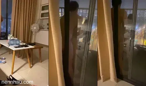 Cực kỳ hot Thằng bạn đưa ghệ ra ban công chung cư chịch em nó rên cả tòa nhà nghe thấy