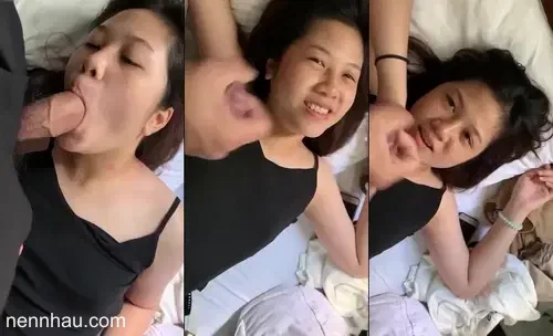 Cực đỉnh Xuất tinh vào miệng để em nuốt thì anh không chịu cứ đòi xuất vào mặt với tóc em