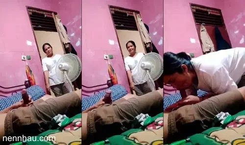 Cực đỉnh Đang quay tay thì mẹ bất ngờ vào phòng thanh niên còn bắt mẹ bú cu thỏa mãn giúp
