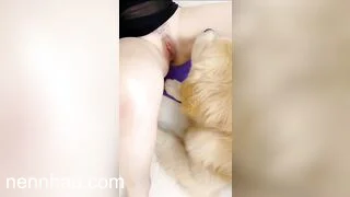 Không thể bỏ lỡ Em gái ở nhà một mình nứng lồn quá kêu chó ra cho liếm lồn rồi cho địt luôn sướng vl
