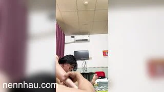 Siêu nứng Em gái 2k8 nghiện bú cu p1
