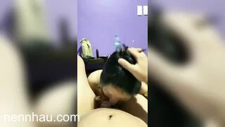 Gì gái thổi kèn cho thằng cháu họ bị nó quay lén cực phẩm