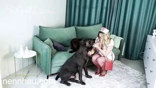 Nóng bỏng Làm tình với chó 4