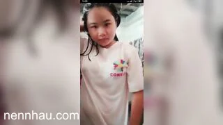 Siêu nứng em học sinh dâm dục live khoe quần lót
