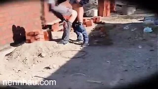Đỉnh cao Thế này bảo sao mà thăng chức nhanh,eg cùng chủ thầu địt ngay tại chỗ thi công