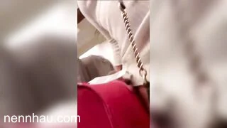 Cảm giác mạnh thủ dâm móc lồn trên tàu và cái kết bị phát hiện k kịp kéo váy che hot nhất