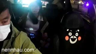 Chất lượng cao Chuyến xe hành phúc của đôi tình nhân trẻ hứng tình ngay sau lưng a tài xế p1